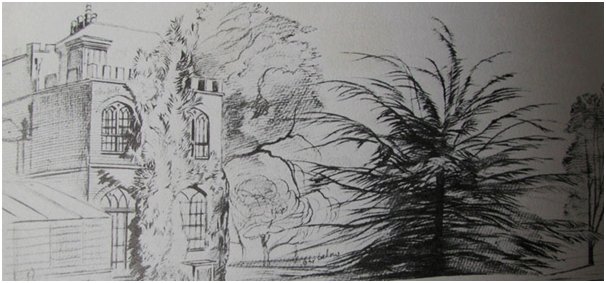 Lear's sketch of Farringford