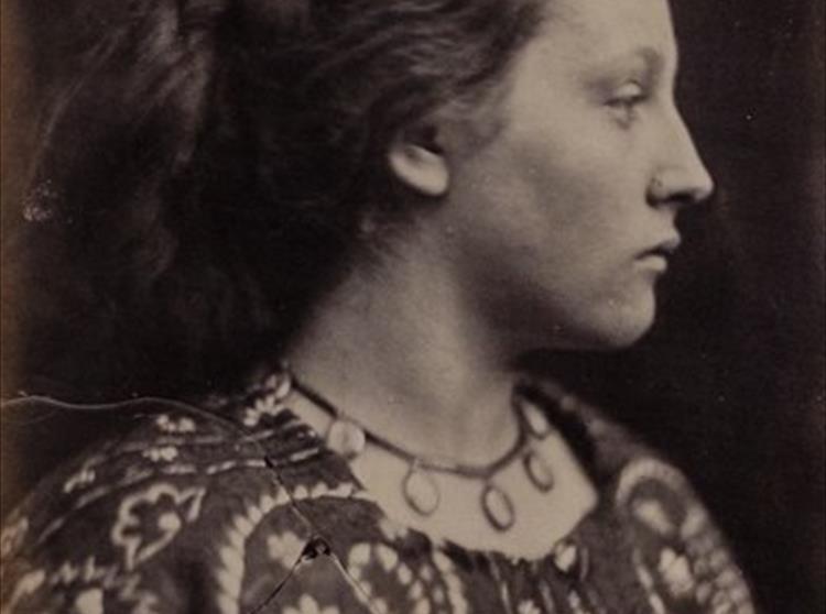 The iconic portrait of Sappho by Julia Margaret Cameron eerily reflects the famous portrait by George Frederick Watts of Tennyson, a copy of which hangs in Farringford’s Ante-Room